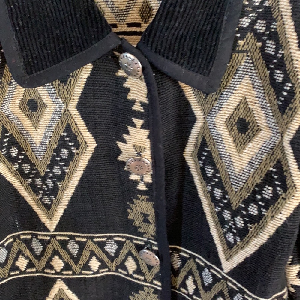 Vintage Artezen bohemian Woven Jacket - Picture 6 of 7